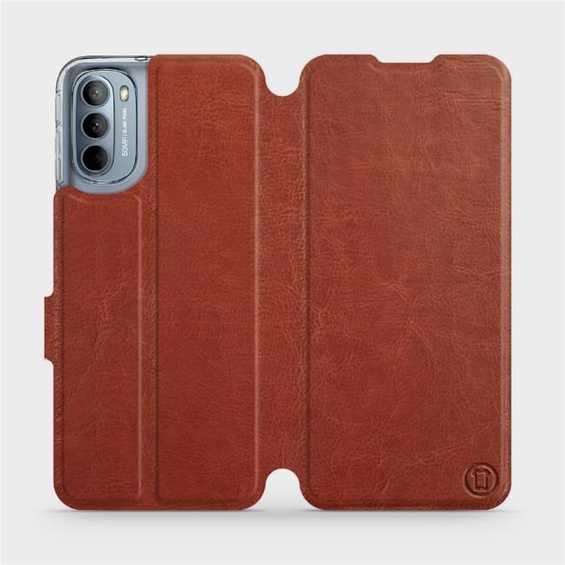 Hülle für Motorola Moto G31 - Farbe Brown&Gray