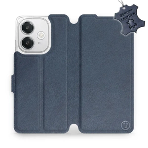 Phone Case OPPO A40M - Design Blue Leather