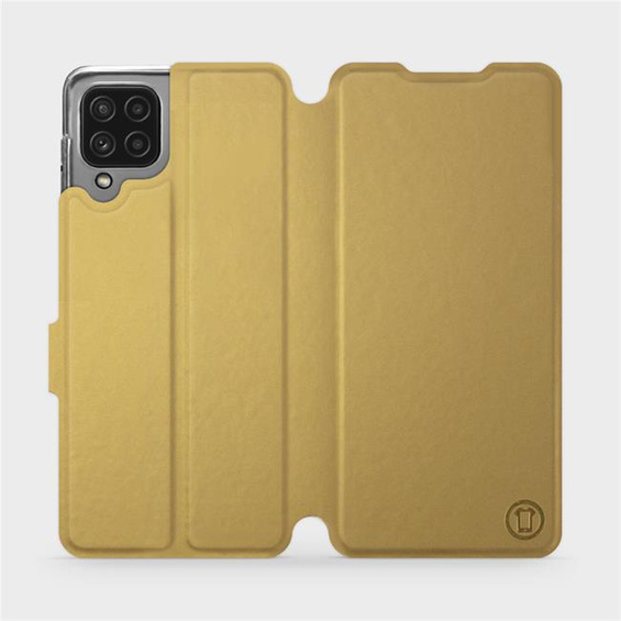 Phone Case Samsung Galaxy M22 - Design Gold&Gray