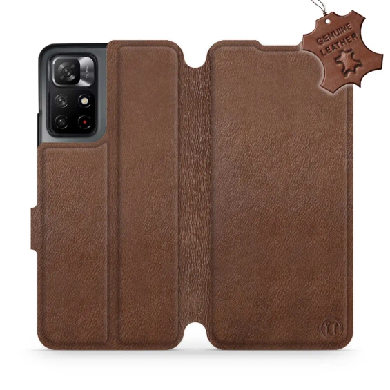 Phone Case Xiaomi Redmi Note 11S 5G - Design Brown Leather