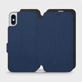 Phone Case Apple iPhone X - Design Navy with Black