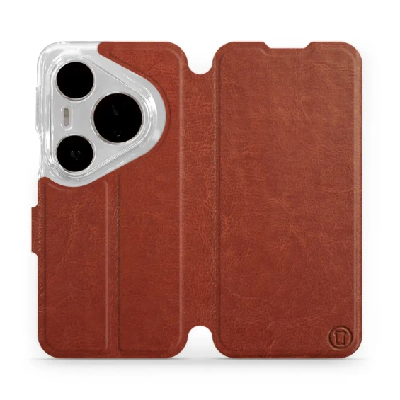 Phone Case Huawei Pura 80 Pro - Design Brown&Orange