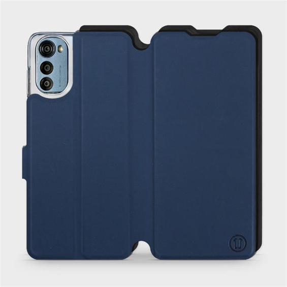 Phone Case Motorola Moto E32s - Design Navy with Black