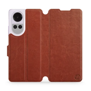 Phone Case OPPO Reno 10 Pro 5G - Design Brown&Orange