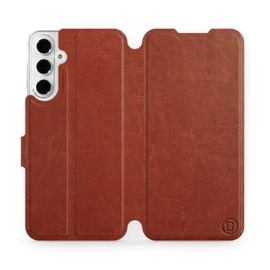 Phone Case Samsung Galaxy A16 5G - Design Brown&Orange