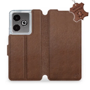 Phone Case Realme GT 7 - Design Brown Leather