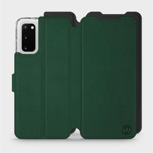 Phone Case Samsung Galaxy S20 - Design Green with Black