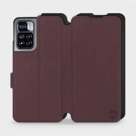 Phone Case Xiaomi Redmi Note 11 Pro - Design Burgundy with Black