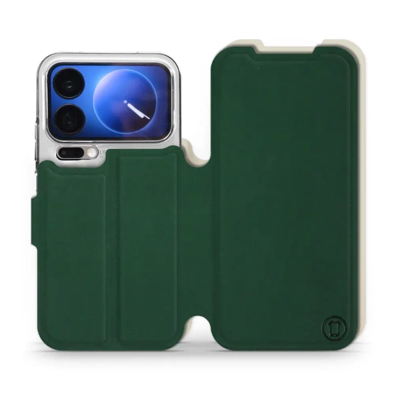 Phone Case Xiaomi 17 Pro - Design Green with Platinum