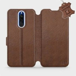 Phone Case Xiaomi Redmi 8 - Design Brown Leather
