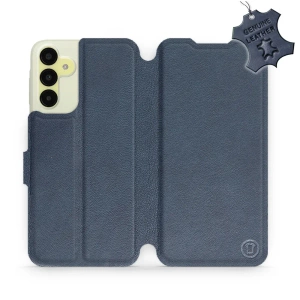 Phone Case Samsung Galaxy M15 5G - Design Blue Leather