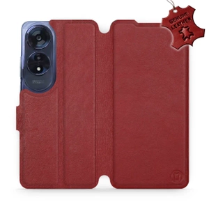 Hülle für OPPO A60 - Farbe Dark Red Leather