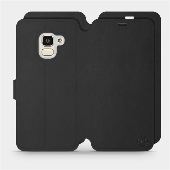 Etui Soft Touch do Samsung Galaxy J6 2018 - wzór Satynowa czerń