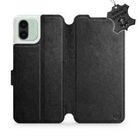 Phone Case Xiaomi Redmi A1 - Design Black Leather
