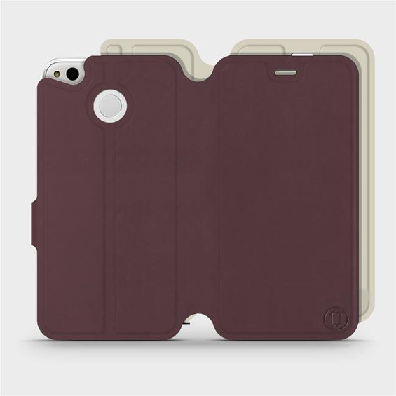 Phone Case Xiaomi Redmi 4X - Design Burgundy with Platinum