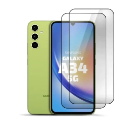 2-Pack Tempered Glass Clear for Samsung Galaxy A34 5G