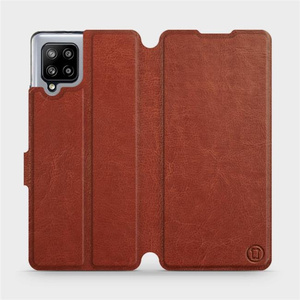 Hülle für Samsung Galaxy A42 - Farbe Brown&Orange