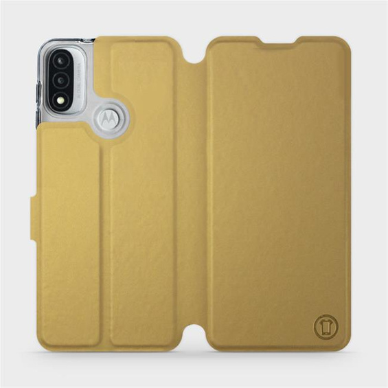Phone Case Motorola Moto E20 - Design Gold&Gray