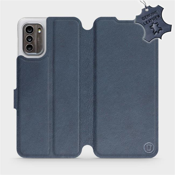 Phone Case Nokia G60 5G - Design Blue Leather