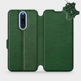 Phone Case Xiaomi Redmi 8 - Design Green Leather