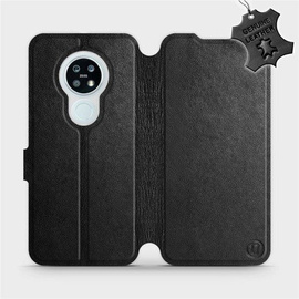 Phone Case Nokia 6.2 - Design Black Leather