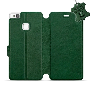 Phone Case Huawei P9 Lite - Design Green Leather