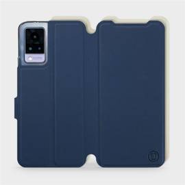 Phone Case Vivo V21 5G - Design Navy with Platinum