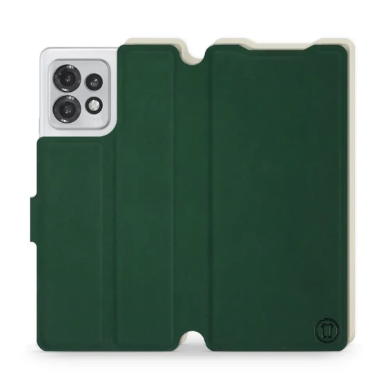 Phone Case Motorola Edge 40 Pro - Design Green with Platinum