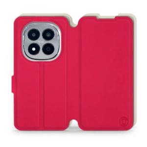 Hülle für Xiaomi Redmi Note 15 Pro 5G - Farbe Rot mit Platin