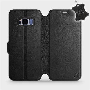 Phone Case Samsung Galaxy S8 - Design Black Leather
