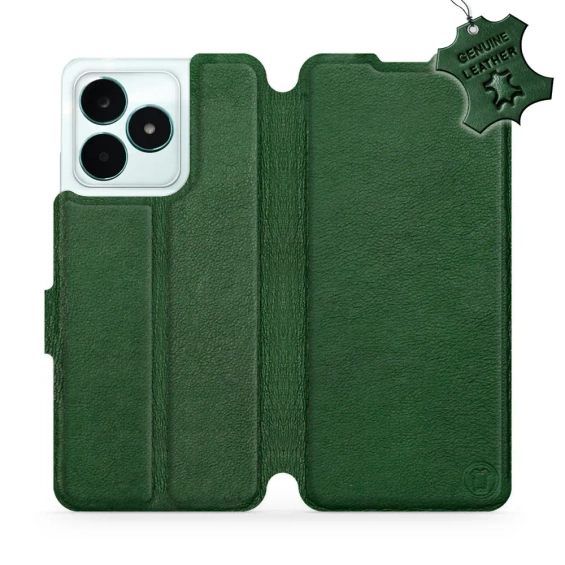 Phone Case Realme C51 - Design Green Leather