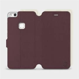 Phone Case Huawei P10 Lite - Design Burgundy with Platinum
