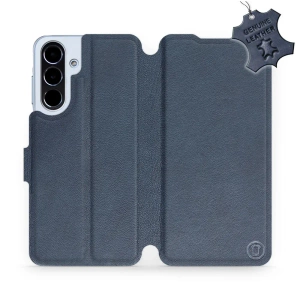 Phone Case Samsung Galaxy A56 5G - Design Blue Leather
