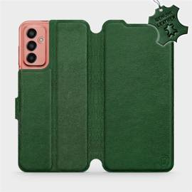 Phone Case Samsung Galaxy M13 - Design Green Leather