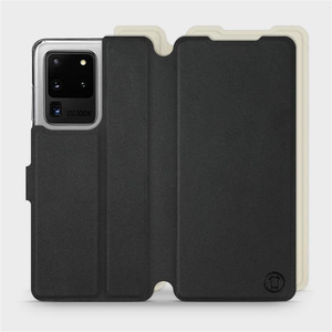 Phone Case Samsung Galaxy S20 Ultra - Design Black with Platinum