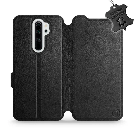 Phone Case Xiaomi Redmi Note 8 Pro - Design Black Leather