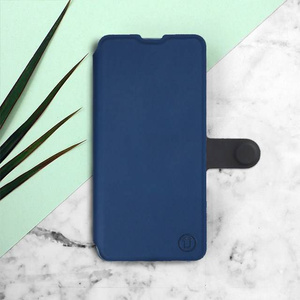 Etui Soft Touch do Samsung Galaxy S23 - wzór Głęboki granat z czernią