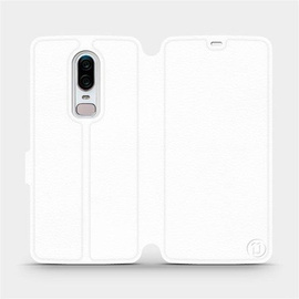 Phone Case OnePlus 6 A6000 - Design White&Orange