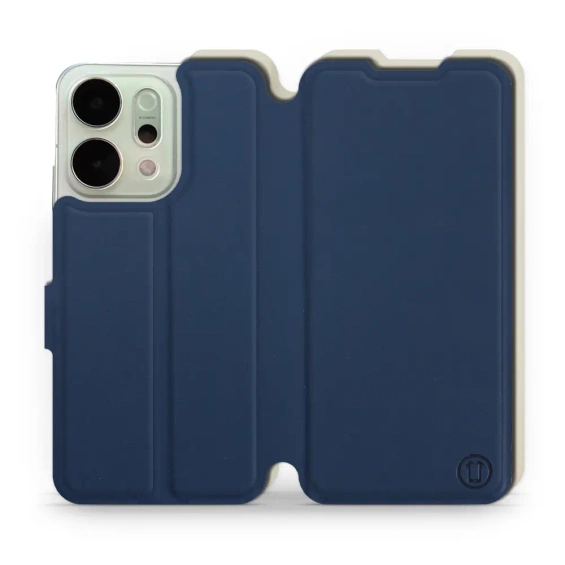 Phone Case OPPO Reno 14 Pro 5G - Design Navy with Platinum