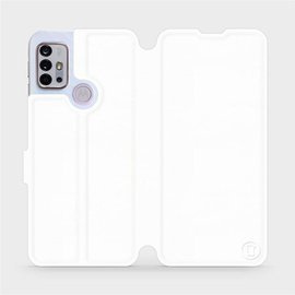 Hülle für Motorola Moto G10 - Farbe White&Orange