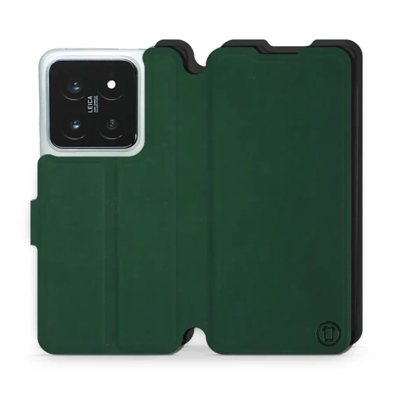 Phone Case Xiaomi 14 Pro - Design Green with Black