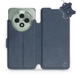 Phone Case OPPO Reno12 F 5G - Design Blue Leather
