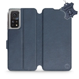 Phone Case Xiaomi Mi 10T Pro - Design Blue Leather