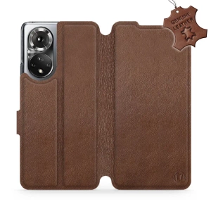 Phone Case Huawei Honor 50 - Design Brown Leather