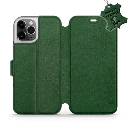Phone Case Apple iPhone 12 Pro - Design Green Leather