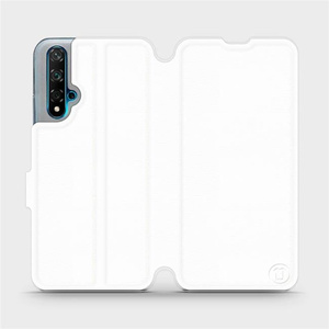 Phone Case Huawei Nova 5T - Design White&Orange