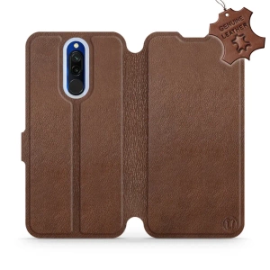 Hülle für Xiaomi Redmi 8 - Farbe Brown Leather