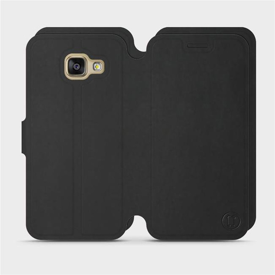 Etui Soft Touch do Samsung Galaxy A3 2016 - wzór Satynowa czerń