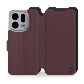 Phone Case OPPO Find X9 - Design Burgundy with Black