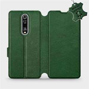 Phone Case Xiaomi Mi 9T - Design Green Leather